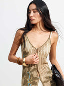 prestashop:1:4675:22765 | Brown Lily Jacquard Knit Vest