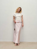 prestashop:1:4677:22745 | Pink Acetate Midi Skirt