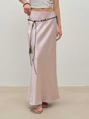 prestashop:1:4677:22746 | Pink Acetate Midi Skirt