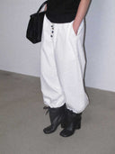 prestashop:1:4678:22744 | White Trousers with Beaded Waist Cord