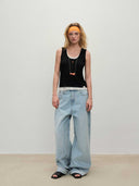 prestashop:1:4679:22730 | Light Blue Distressed Straight Jeans