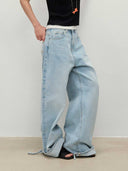 prestashop:1:4679:22735 | Light Blue Distressed Straight Jeans
