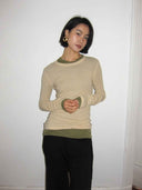 prestashop:1:4703:22811 | Yellow Fitted Embroidered Base Layer Top