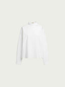 prestashop:1:4704:22799 | White Asymmetric-Neck Drop Shoulder Shirt