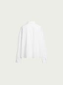 prestashop:1:4704:22801 | White Asymmetric-Neck Drop Shoulder Shirt