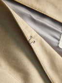 prestashop:1:4705:22796 | Beige H-Line Collarless Suede Jacket