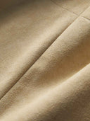 prestashop:1:4705:22797 | Beige H-Line Collarless Suede Jacket