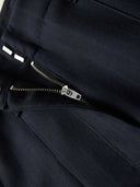prestashop:1:4708:22777 | Navy Blue Pinstripe Pleated Suit Trousers