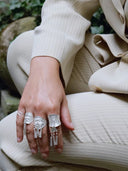 prestashop:1:471:1661 | SUI-flower shaped silver ring with bell-shaped hangings