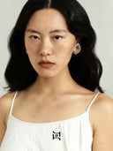 prestashop:1:4737:22958 | Silver Crescent Flow Earrings