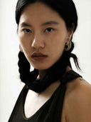 prestashop:1:4739:22948 | Silver Crescent Flow Earrings With Gem-Large