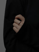 prestashop:1:476:1732 | Round not round - Petit Citrine Silver Ring
