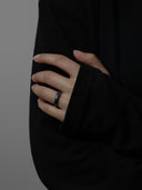 prestashop:1:479:1740 | Round Not Round - Medium Black Citrine Silver Ring