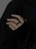 prestashop:1:482:1747 | Round Not Round - Wide Black Citrine Silver Ring