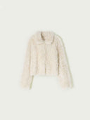 prestashop:1:4879:23616 | White Toscana Shearling Boxy Short Jacket