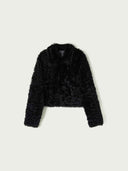 prestashop:1:4880:23621 | Black Toscana Shearling Boxy Short Jacket