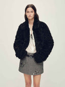 prestashop:1:4880:23624 | Black Toscana Shearling Boxy Short Jacket