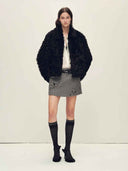 prestashop:1:4880:23627 | Black Toscana Shearling Boxy Short Jacket