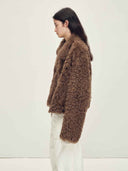 prestashop:1:4881:23633 | Brown Toscana Shearling Boxy Short Jacket