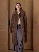 prestashop:1:4882:23634 | Brown Toscana Shearling Extra-Long Lapel Coat