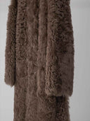 prestashop:1:4882:23648 | Brown Toscana Shearling Extra-Long Lapel Coat