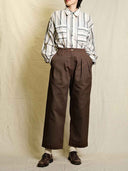prestashop:1:4888:23761 | Brown High-waisted Straight-leg Pants