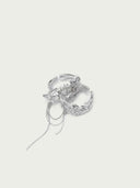 prestashop:1:4891:23708 | Silver Leaf and Flower Ring-Flower