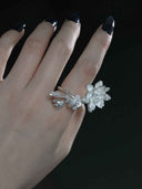 prestashop:1:4896:23668 | Silver Lotus-Inspired Ring
