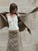 prestashop:1:4915:24083 | Light Khaki Green Oversize Shirt