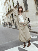 prestashop:1:4916:24076 | Light Khaki Green Balloon Skirt