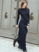 prestashop:1:4920:24056 | Navy Draped Mermaid Skirt