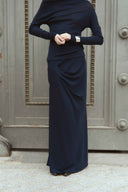 prestashop:1:4920:24059 | Navy Draped Mermaid Skirt