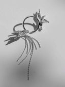 prestashop:1:4925:24025 | Silver Dragonfly Ear Cuff-Single