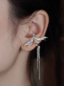 prestashop:1:4925:24030 | Silver Dragonfly Ear Cuff-Single