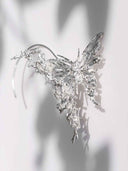 prestashop:1:4926:24019 | Silver Blossom Branch Butterfly Drop Earring-Single