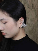 prestashop:1:4926:24020 | Silver Blossom Branch Butterfly Drop Earring-Single