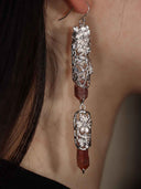 prestashop:1:4930:23990 | Red Shadow Mountain Hook Earring- Single