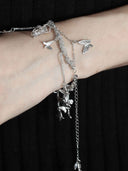 prestashop:1:4932:23974 | Silver Butterfly Cluster Bracelet
