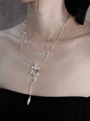 prestashop:1:4933:23966 | Silver Iris & Red Shadow Necklace