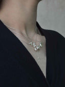 prestashop:1:4937:23936 | Silver Butterfly Garden Necklace