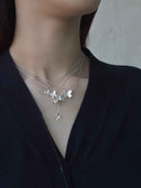 prestashop:1:4937:23938 | Silver Butterfly Garden Necklace