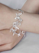 prestashop:1:4942:23913 | Silver Butterfly Chase Bracelet