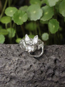 prestashop:1:4948:23866 | Silver Cat with Pearl Ring
