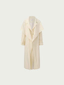 prestashop:1:4969:24372 | White Tencel Double-Layer Trench Coat