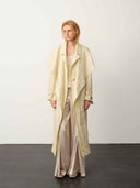 prestashop:1:4969:24373 | White Tencel Double-Layer Trench Coat
