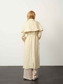 prestashop:1:4969:24380 | White Tencel Double-Layer Trench Coat
