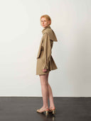 prestashop:1:4973:24355 | Khaki Scarf-Collar Jacket
