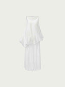 prestashop:1:4975:24336 | White Chiffon Bubble Maxi Dress