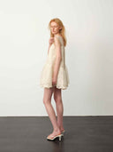 prestashop:1:4979:24312 | Apricot Jacquard Cami Mini Dress