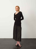 prestashop:1:4981:24298 | Black Twisted Sheer Maxi Dress